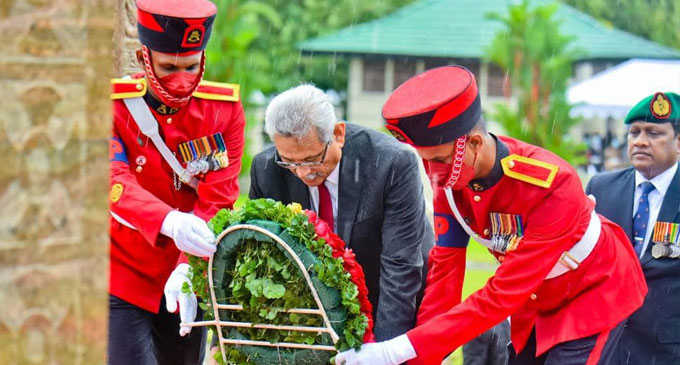 War Heroes’ commemoration held under the President’s patronage