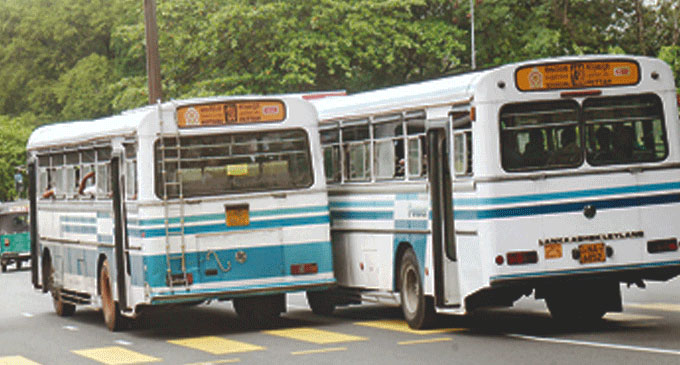 Private buses limit operations