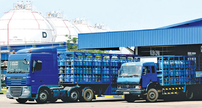 LP Gas cylinders from Litro today