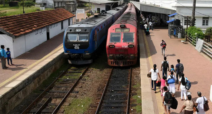 Train operations cancelled due to fuel crisis